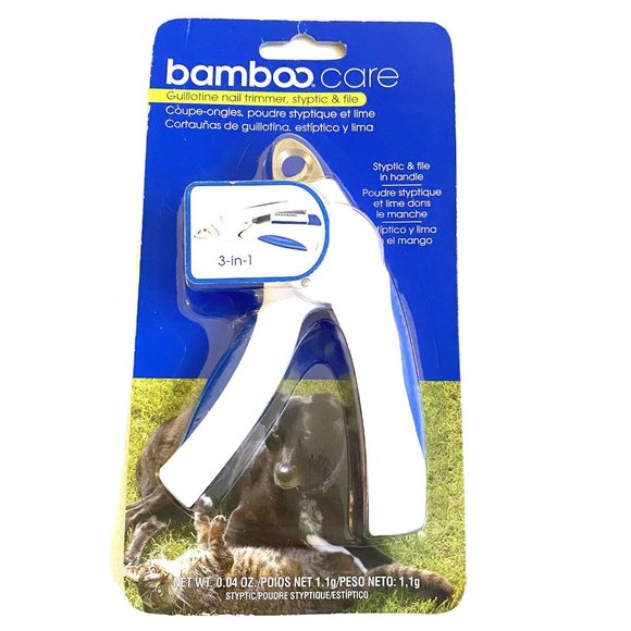 Bamboo Care Other - NEW Dog Guillotine Nail Trimer, Styptic, & File